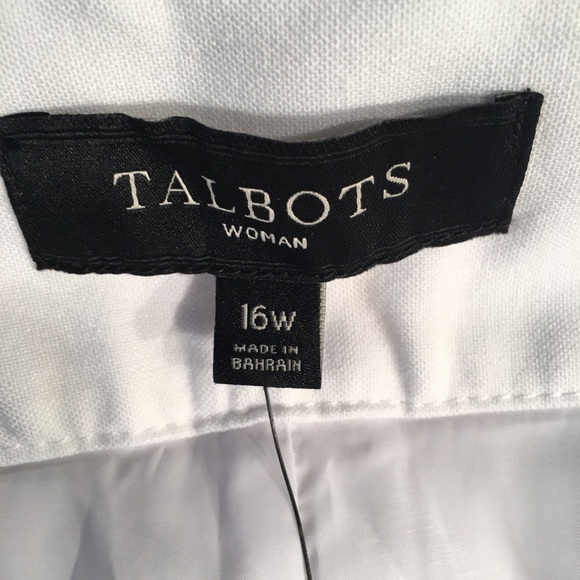 Talbots white slim fit pant - Picture 4 of 5